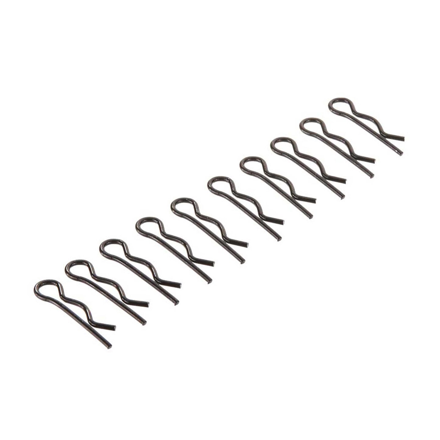 Axial AX31231 8mm Body Clips (Black) (10 pcs)