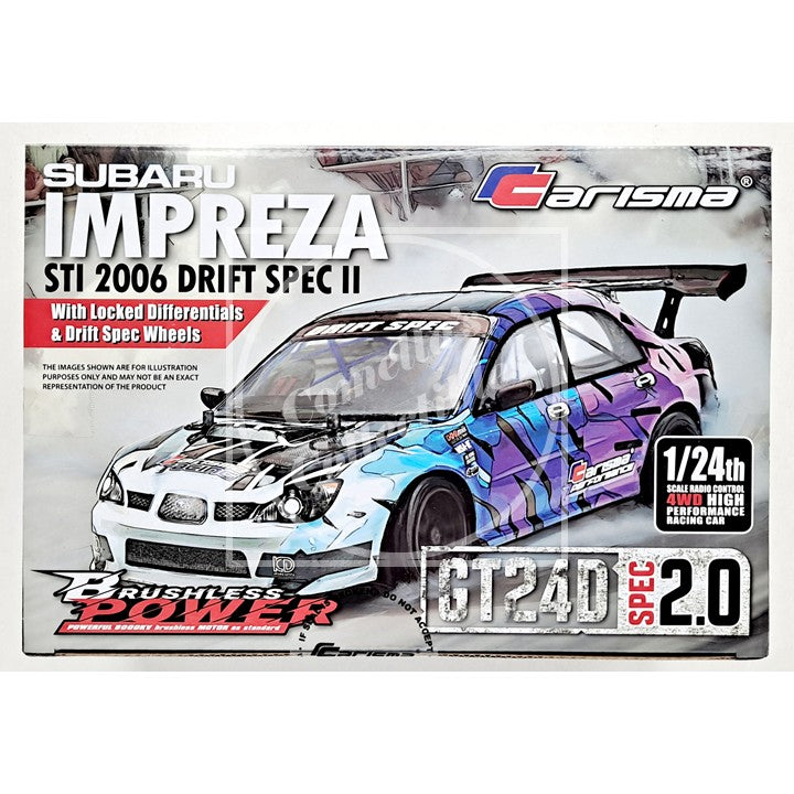 Carisma 90268 GT24 2.0 Subaru Impreza STI 2006 Drift Spec 1/24 4WD RTR Brushless