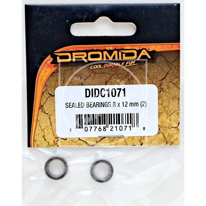 Dromida DIDC1071 Sealed Ball Bearing 8 x 12 x 3.5mm (2 pcs)