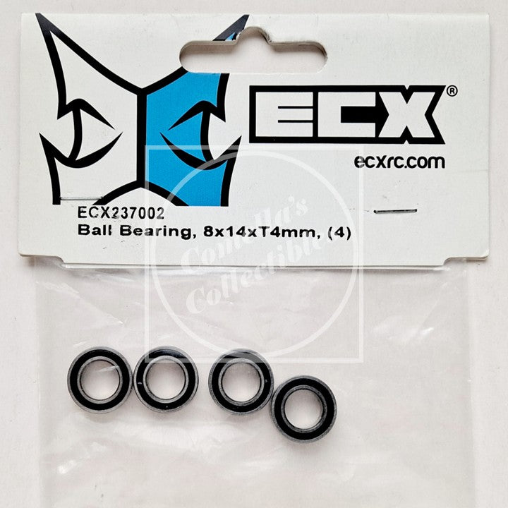 ECX 8 x 14 x T4mm Ball Bearing (4 pcs) ECX237002