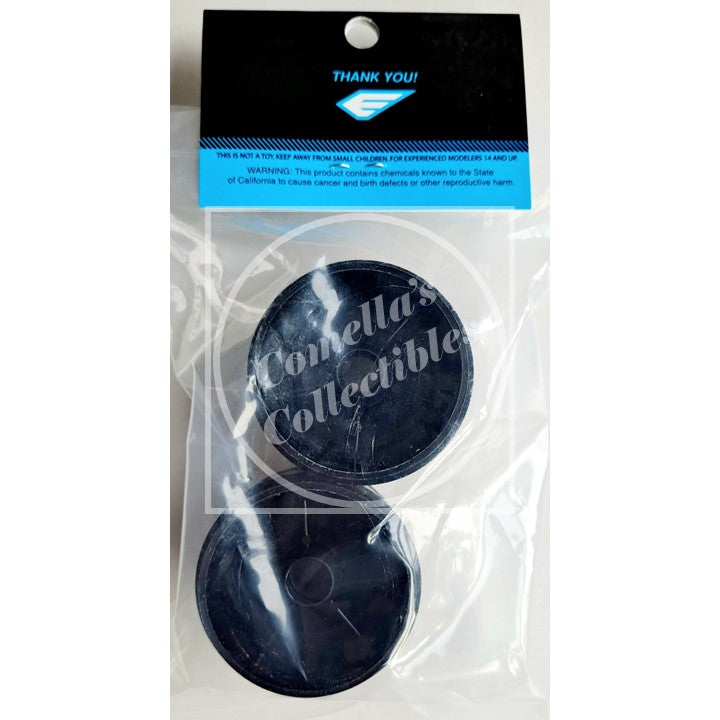 Exotek 1/10 F1 Front Disk Wheels Black (1 Pr) for Exotek F1 tires only #2120