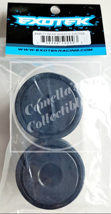 Exotek 1/10 F1 Rear Disk Wheels Black (1 Pr) for Exotek F1 tires only #2121