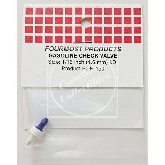 Fourmost Products 1/16" Gasoline Check Valve FOR 150