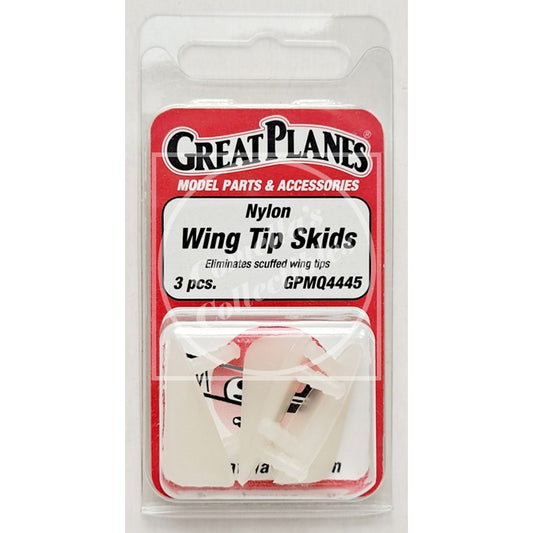 Great Planes GPMQ4445 Nylon Wing Tip Skids (3 pcs)