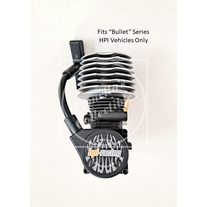 Open Box HPI G3.0 Engine w/ Slide Carb Pull Start Side Exh #101310 For Bullet