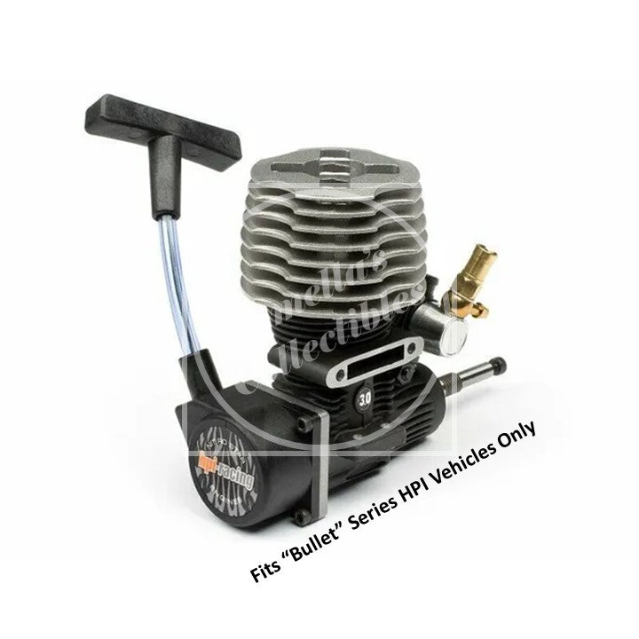 HPI Nitro Star G3.0 Engine w/ Slide Carb Pull Start Side Exh #101310 For Bullet