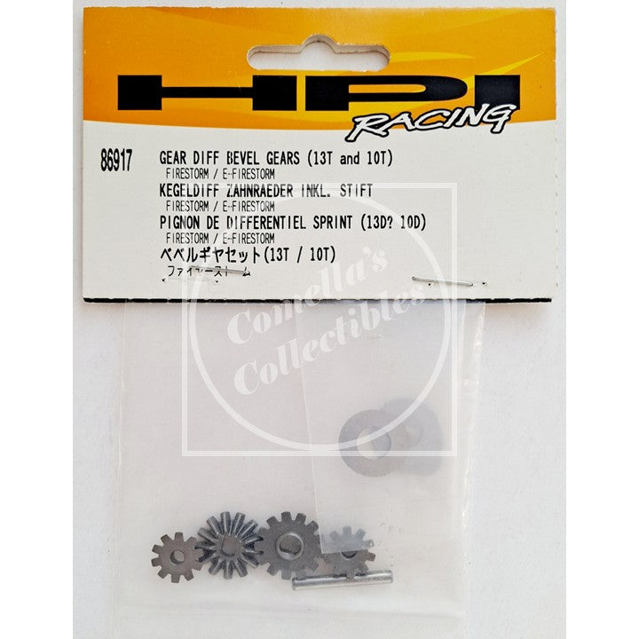 HPI Racing 10T and 13T Diff Bevel Gear Set for Firestorm 86917
