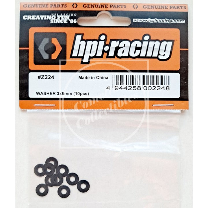 HPI Racing Washer, M3 X 8mm (10pcs) #Z224