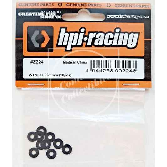 HPI Racing Washer, M3 X 8mm (10pcs) #Z224