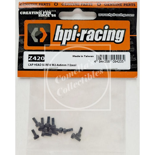 HPI Racing Cap Head Screw M2.6 X 6mm Hex Drive (12 pcs) Z420