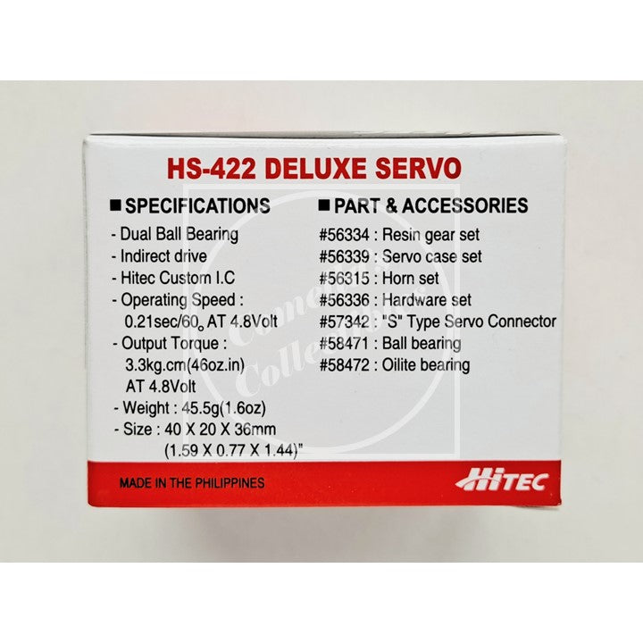 Hitec HS-422 Deluxe Servo #31422S