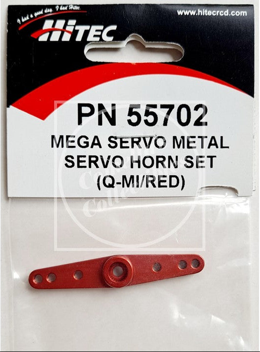 Hitec Heavy Duty Double Sided Aluminum Servo Arm 24T (Red) 55702