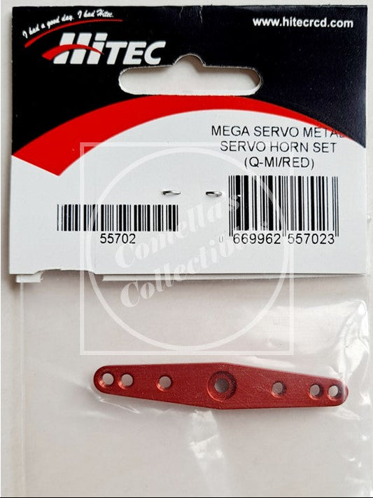 Hitec Heavy Duty Double Sided Aluminum Servo Arm 24T (Red) 55702