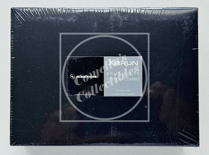 Black packaging with Xerun branding on a white background
