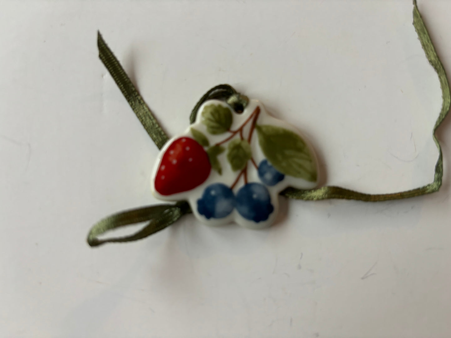 Longaberger Berry Berries Basket Tie On