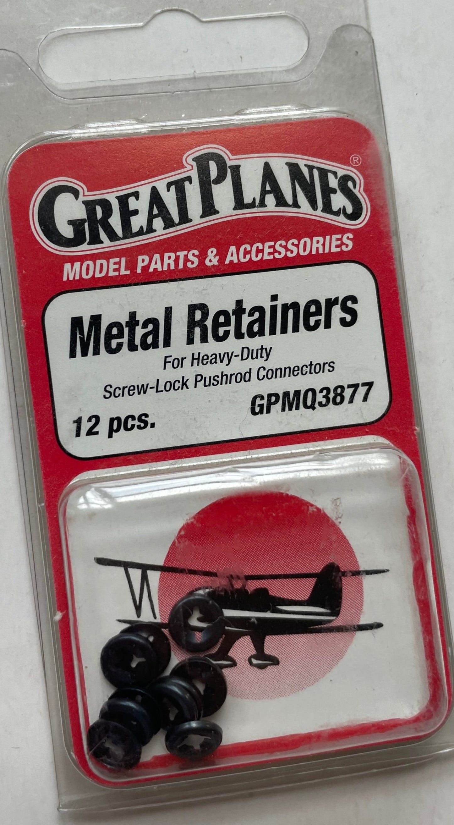 Great Planes Metal Retainers (12 pc) GPMQ3877