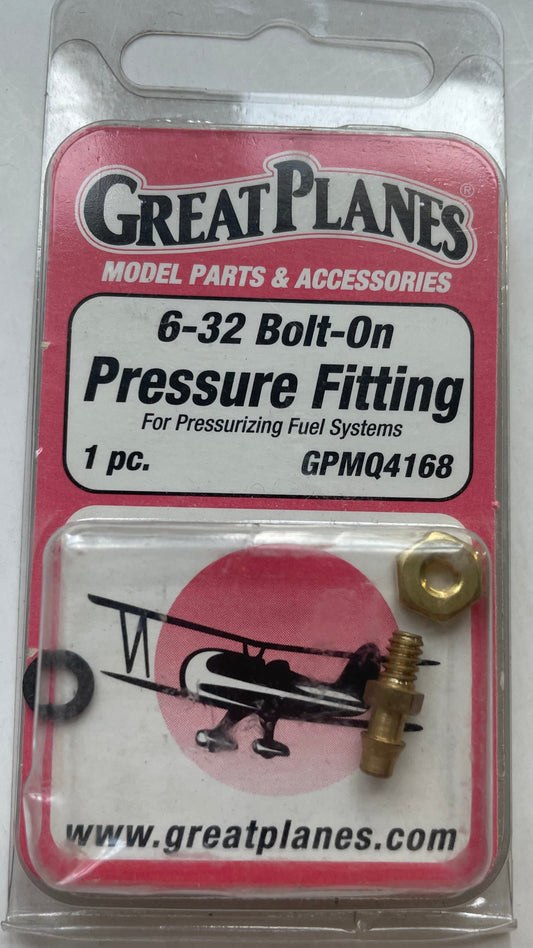 Great Planes 6-32 Bolt-On Pressure Fitting (1 pc) GPMQ4168