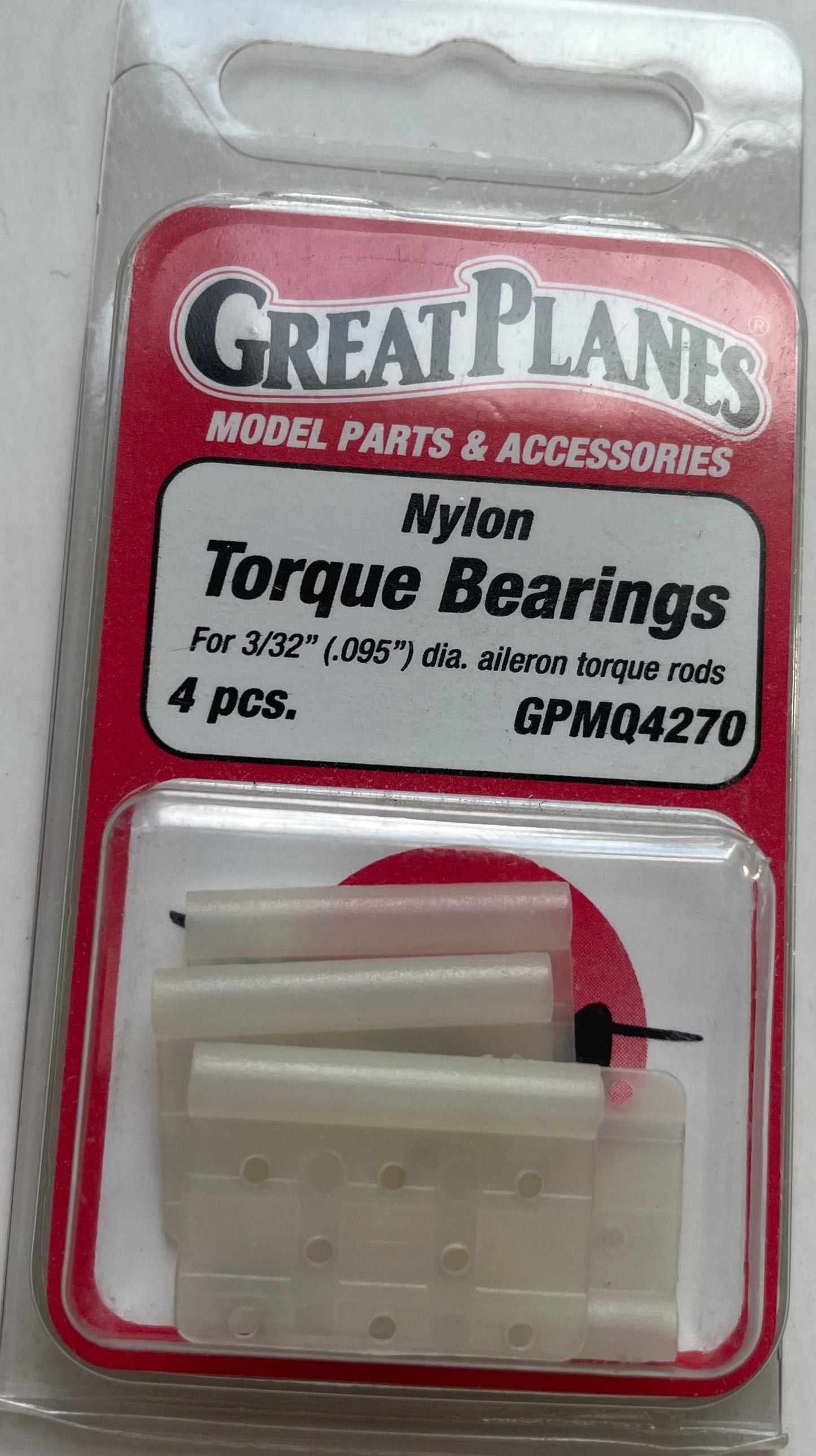 Great Planes Nylon Torque Bearings (4 pc ) GPMQ4270