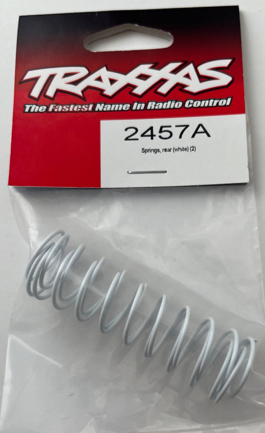Traxxas Rear Springs (White) (2) #2457A