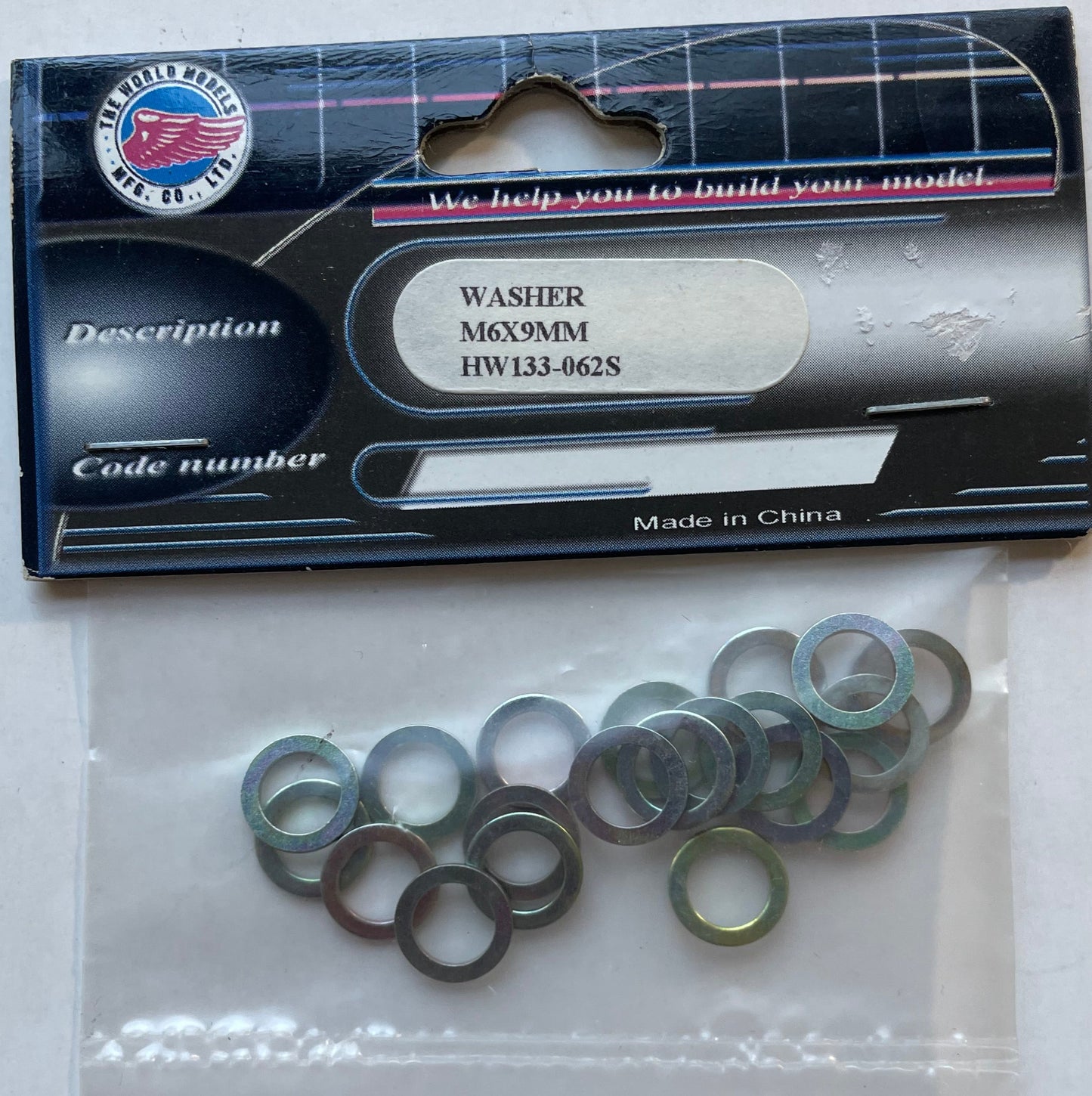 The World Models 6x9mm Flat Washer (20 pcs) HW133062S