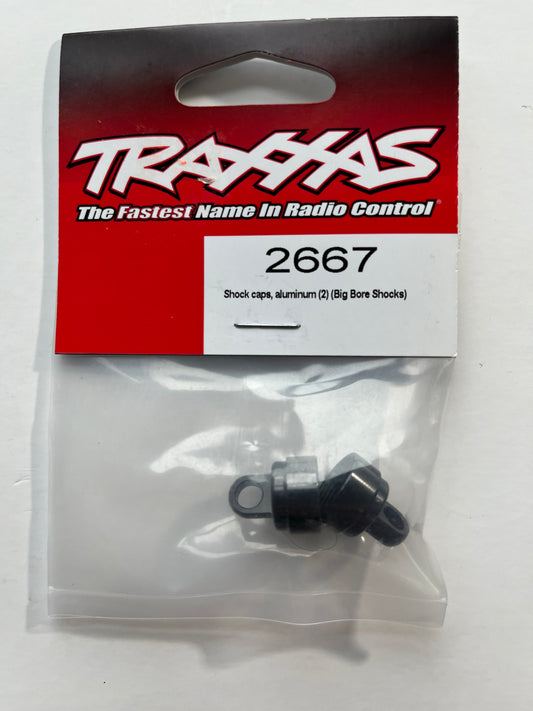 Traxxas Aluminum Big Bore Shock Caps (2 pcs) #2667
