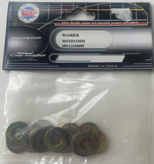 The World Models 5x12mm Flat Washer (20 pcs) HW133500W