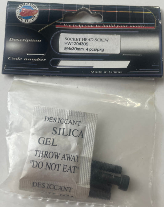 The World Models 4x30mm Socket Head Screw (4 pcs) HW120430S