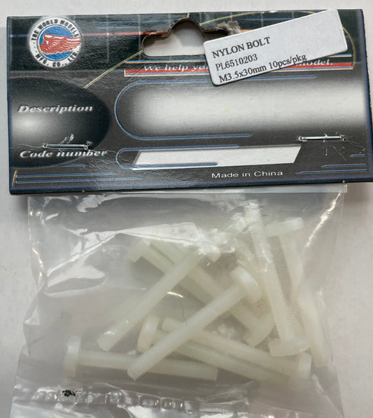 The World Models 3.5x30mm Nylon Bolt (10 pcs) PL6510203