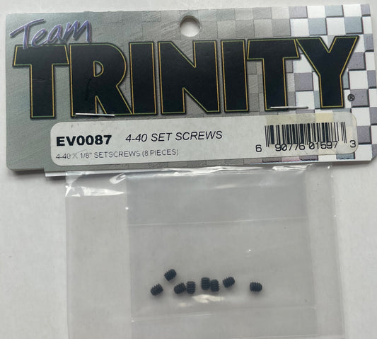 Trinity 4-40 Set Screws (8 pcs) EV0087