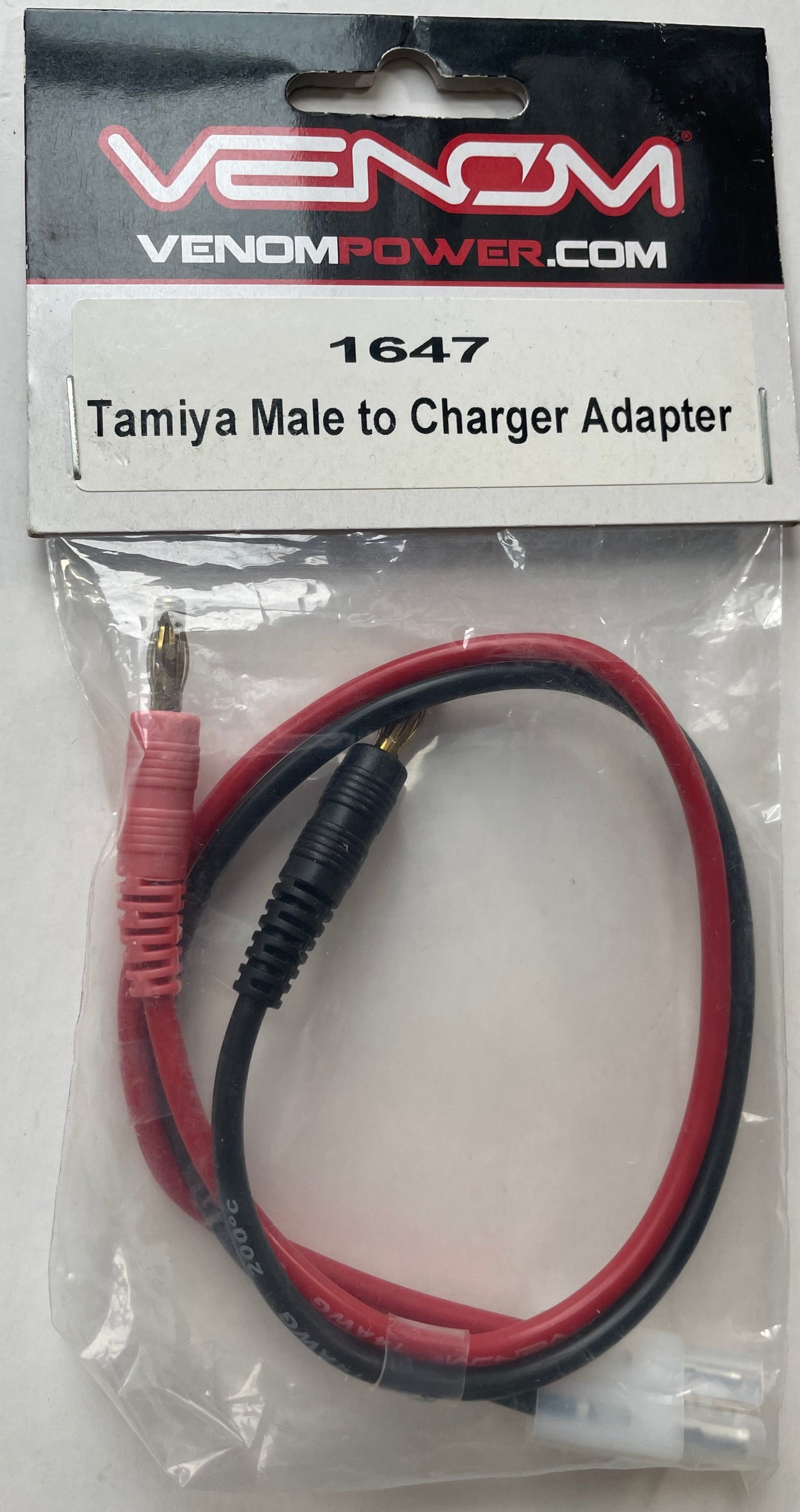 Venom Tamiya Male to Charger Adapter 1647