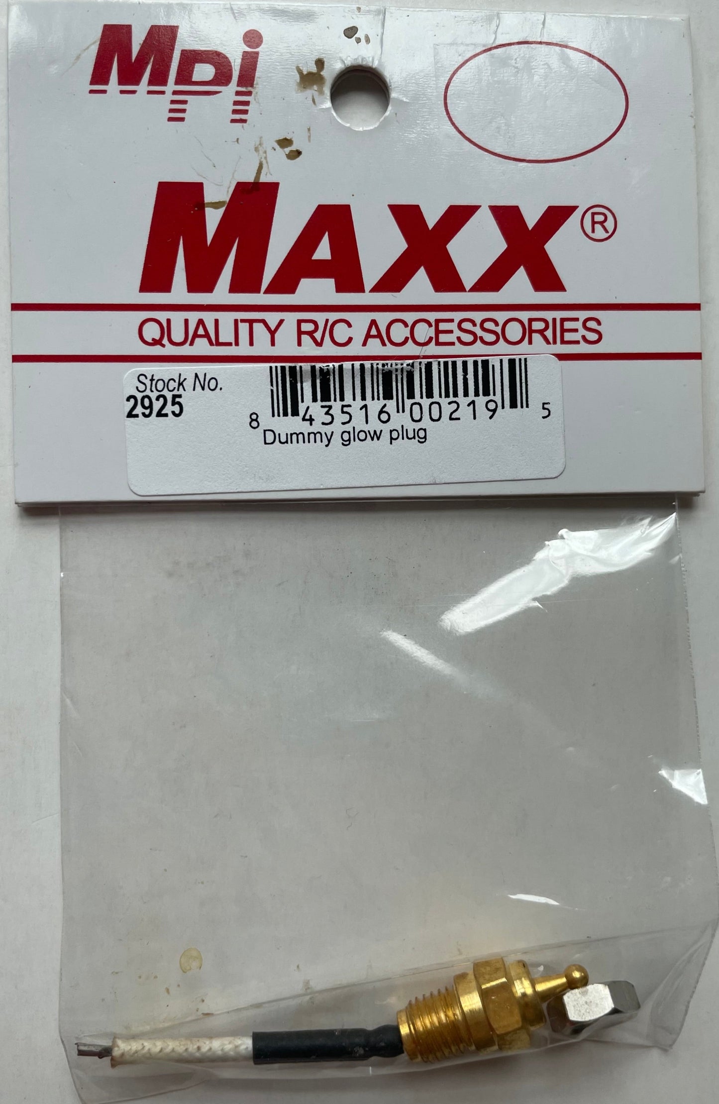 MPI Maxx Products Dummy Glow Plug 2925