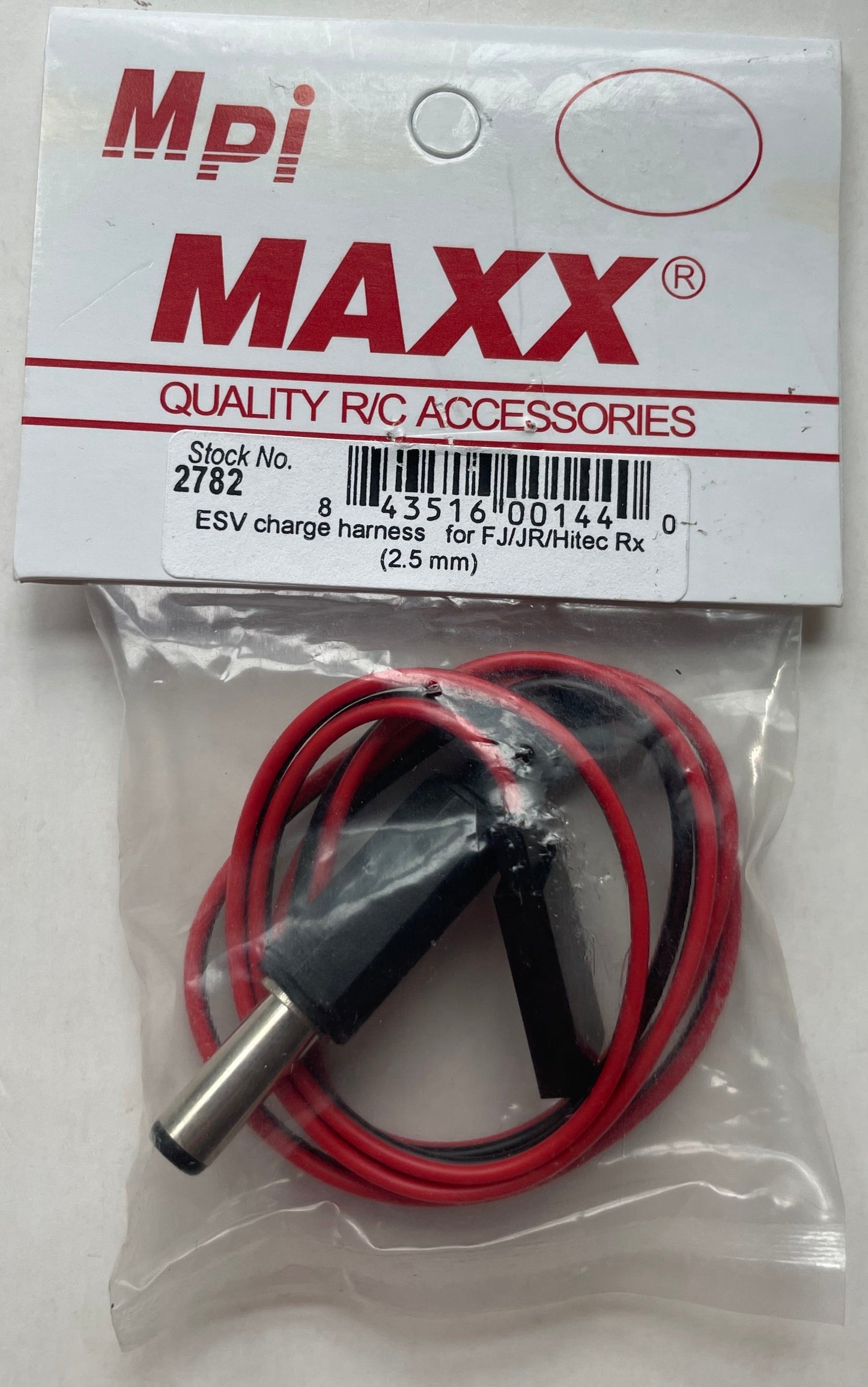 MPI Maxx Products ESV Charge Harness for FJ/JR/Hitec Rx 2.5mm 2782