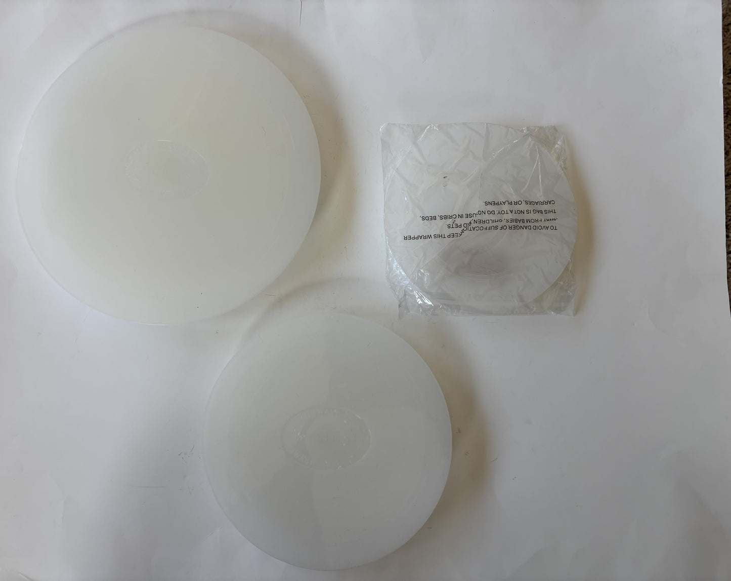 Longaberger Silicone Mixing Bowl Covers - Large, Medium, Small