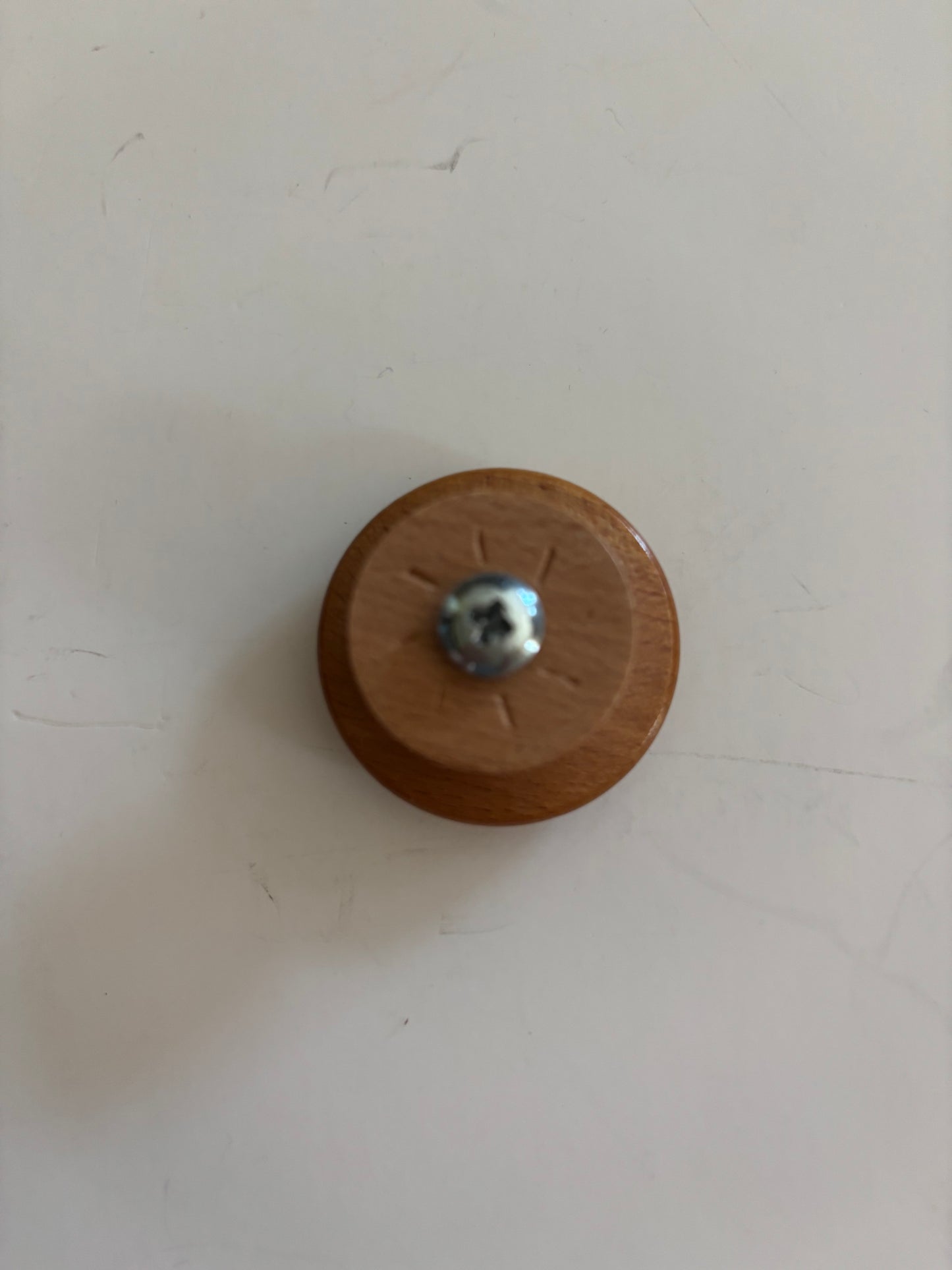 Longaberger Round Wooden Basket Knob - 1 1/2" diameter