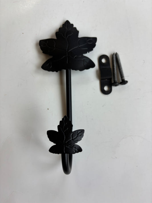 Longaberger Wrought Iron Maple Leaf 7" Wall Hook