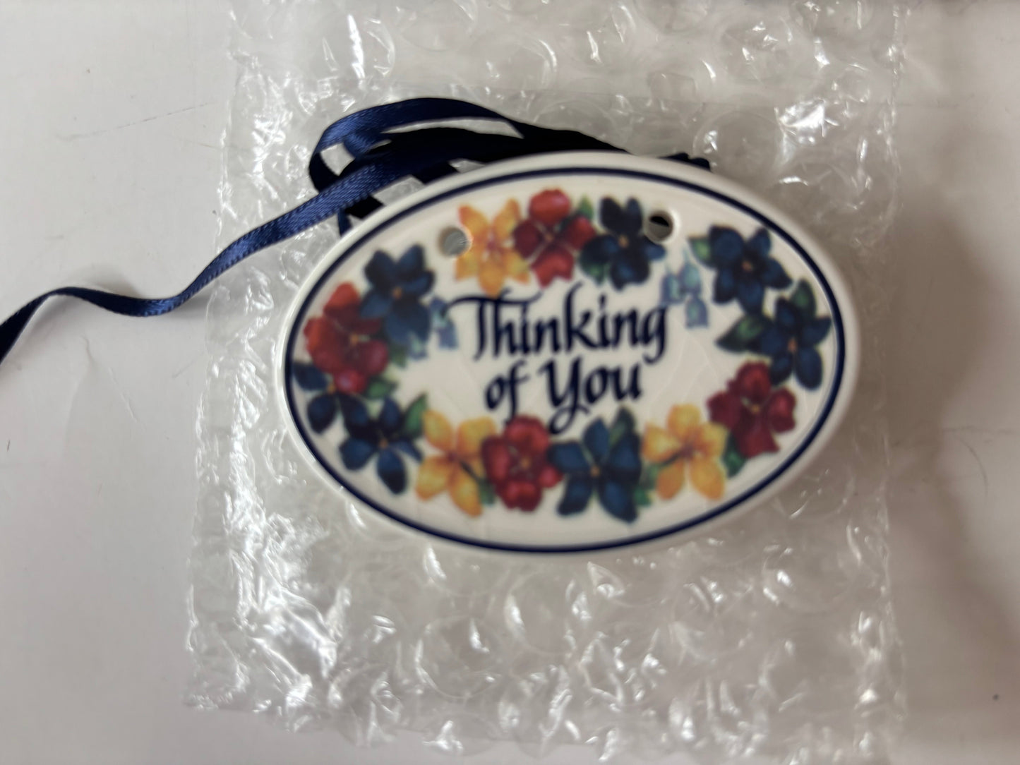 Longaberger Thinking Of You Basket Tie On - NIB - #33464