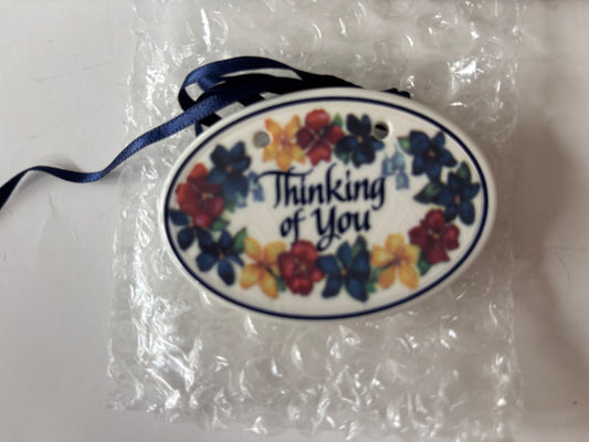 Longaberger Thinking Of You Basket Tie On - NIB - #33464