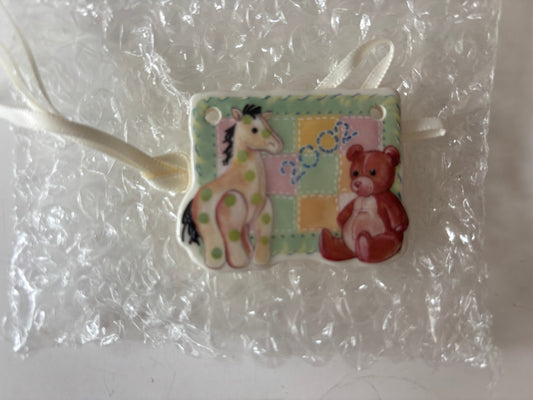 Longaberger 2002 Baby Tie On - NIB - #30572