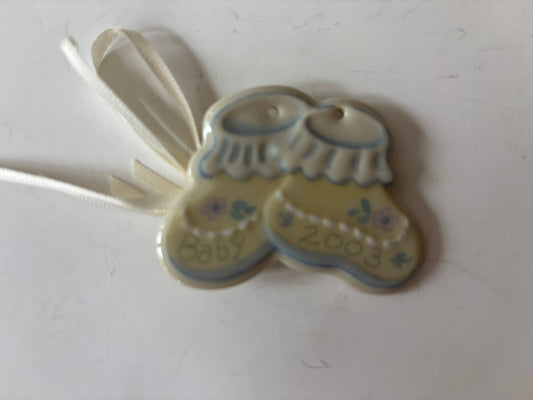 Longaberger 2003 Baby Tie On - NIB - #20146