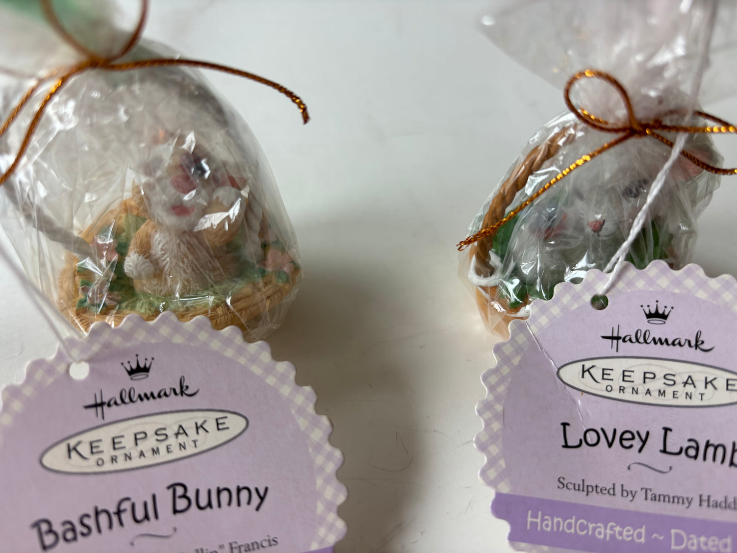 Hallmark Keepsake 2001 Easter Ornaments by LaDene Votruba - Brand new