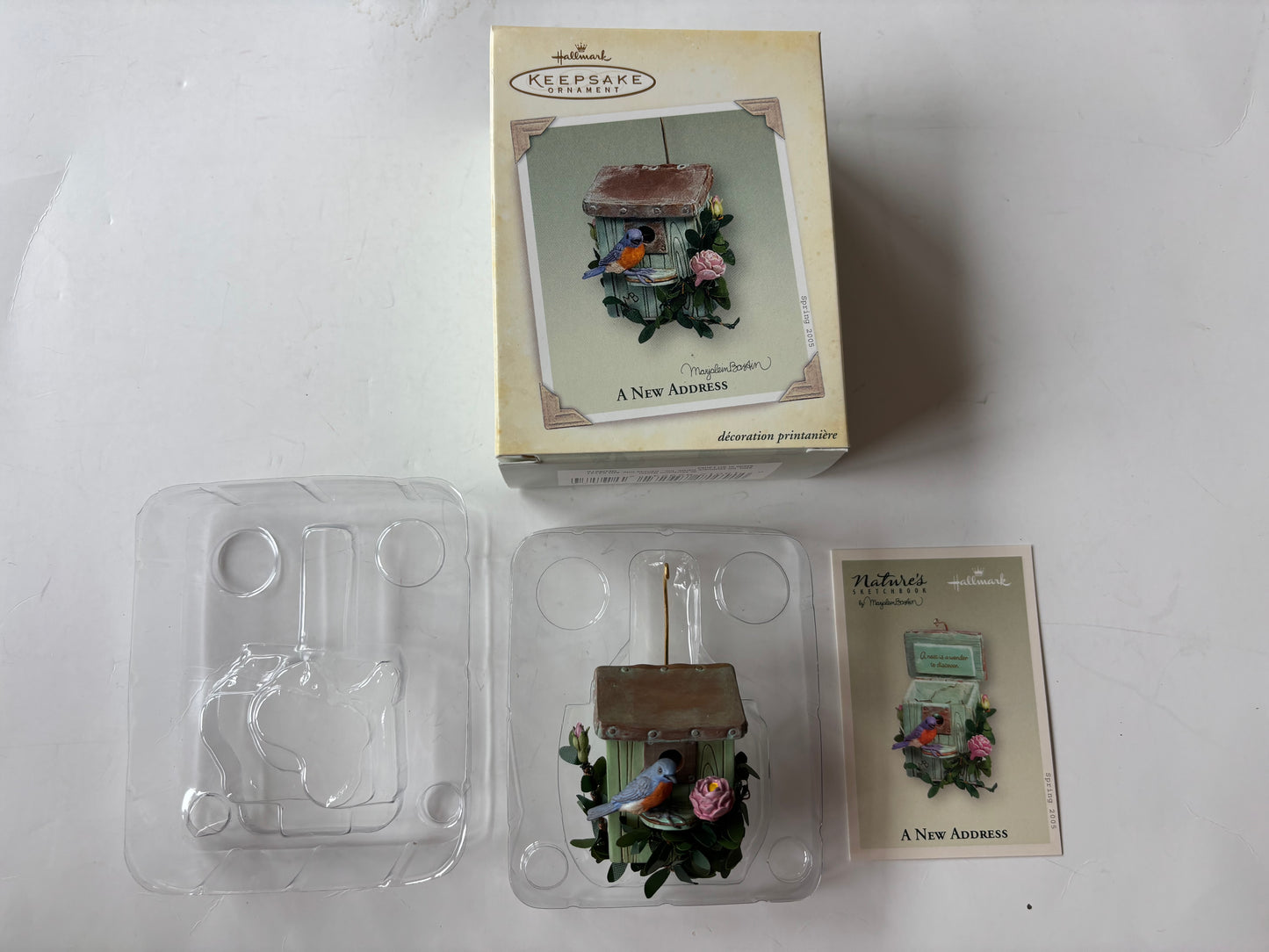 Hallmark Keepsake Ornament by Marjolein Bastin "A New Address"- NIB