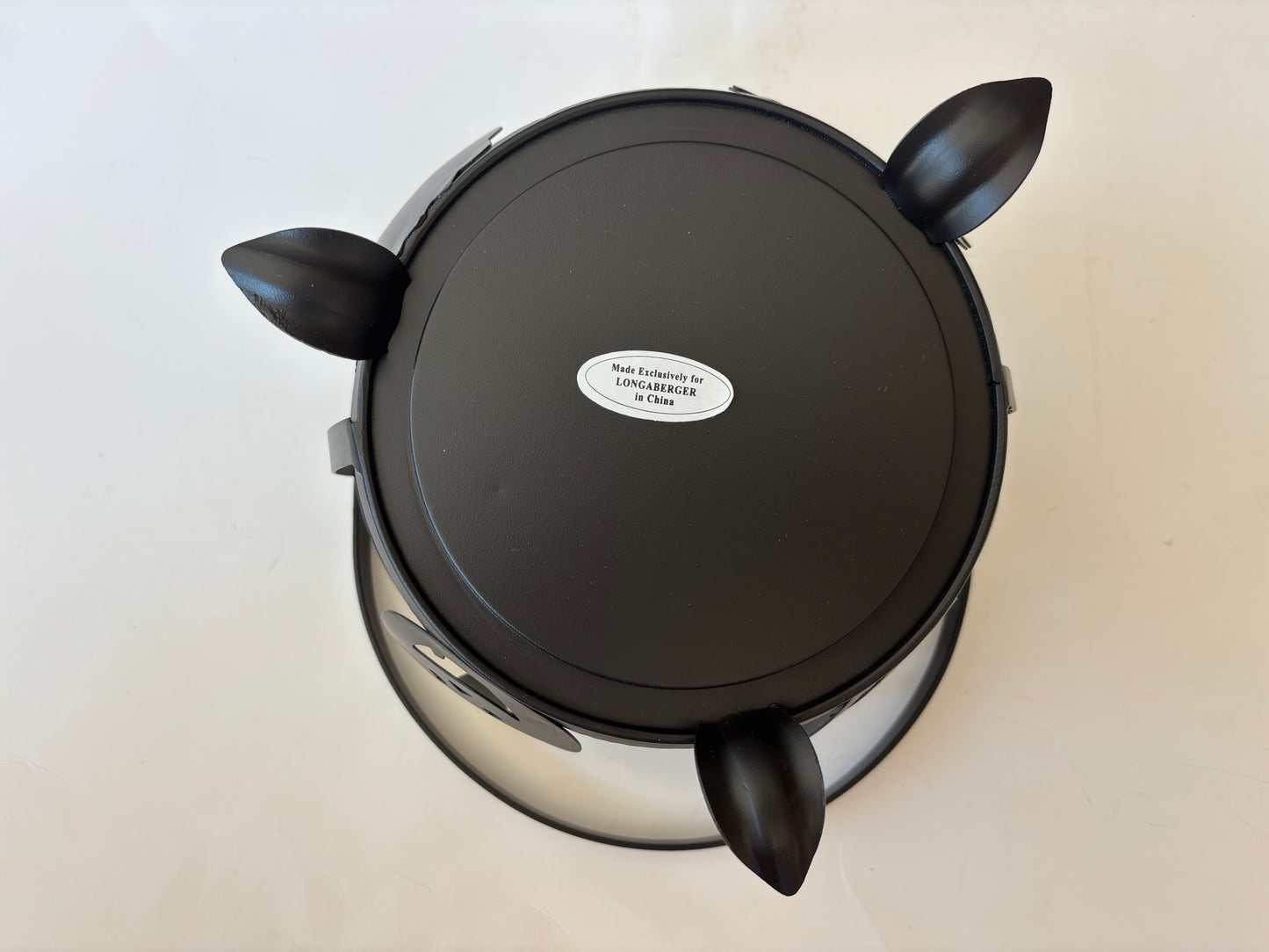 Longaberger Wrought Iron Cauldron - Brand new