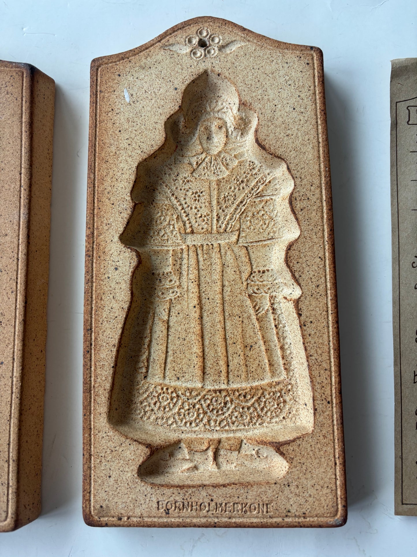 Vintage Shortbread Cookie Molds - Man and Woman - From Denmark