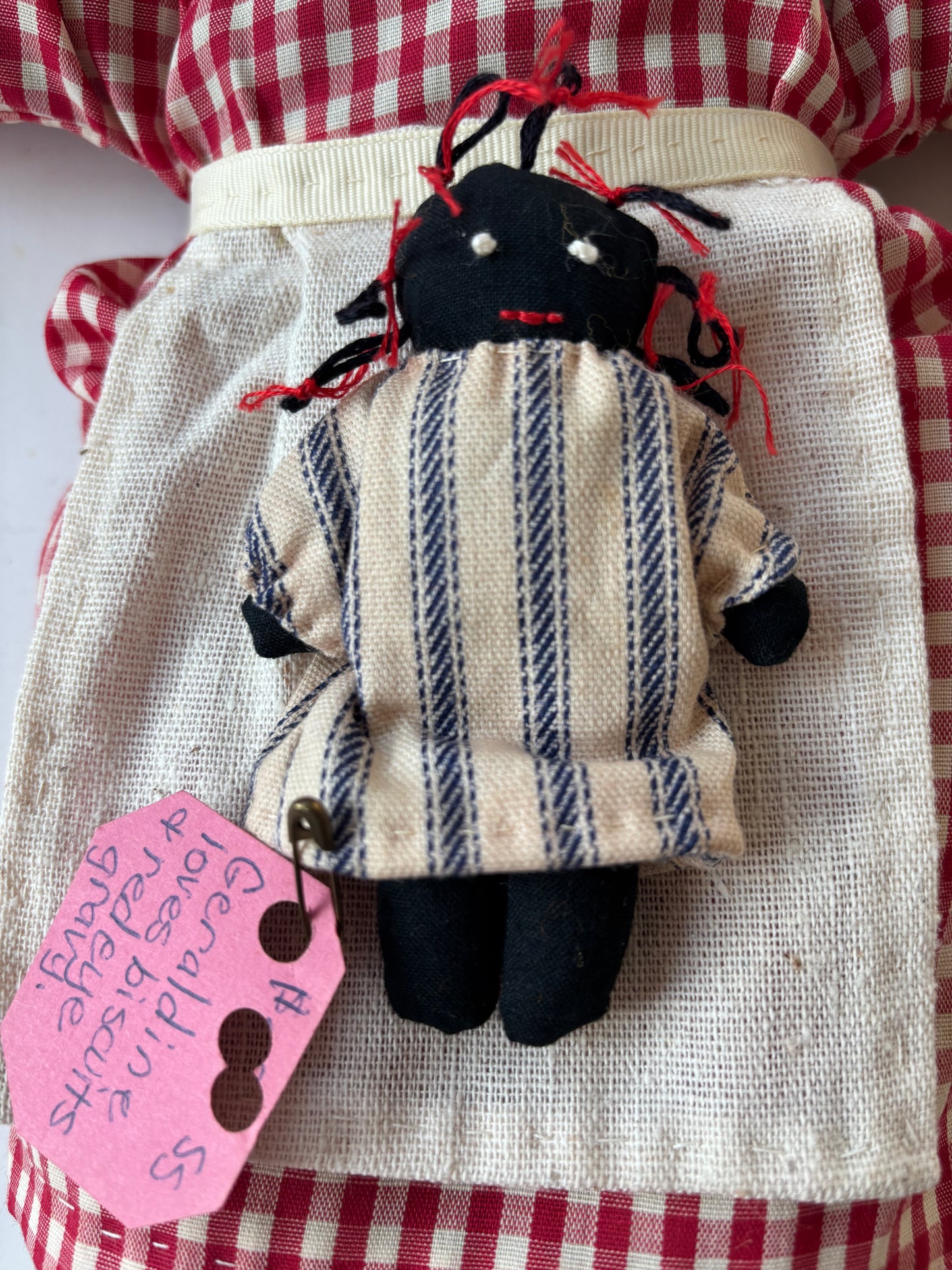 Vintage African American Ragdolls (Mother and Baby)