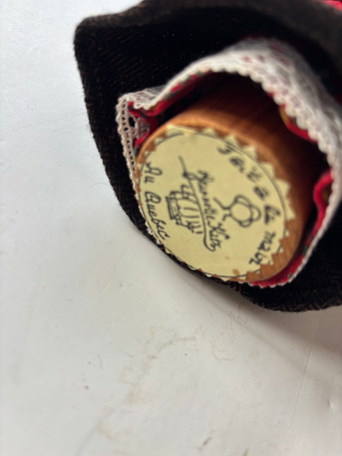 Vintage Jeanette Katz Handmade Doll - La Requeteuse (Made in Quebec Canada0