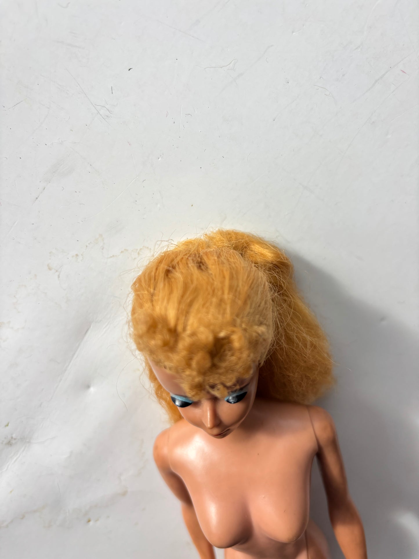 Mattel Vintage 1960s #4 Blonde Ponytail Barbie MCMLVIII and Vintage Ken Doll - MCMLX