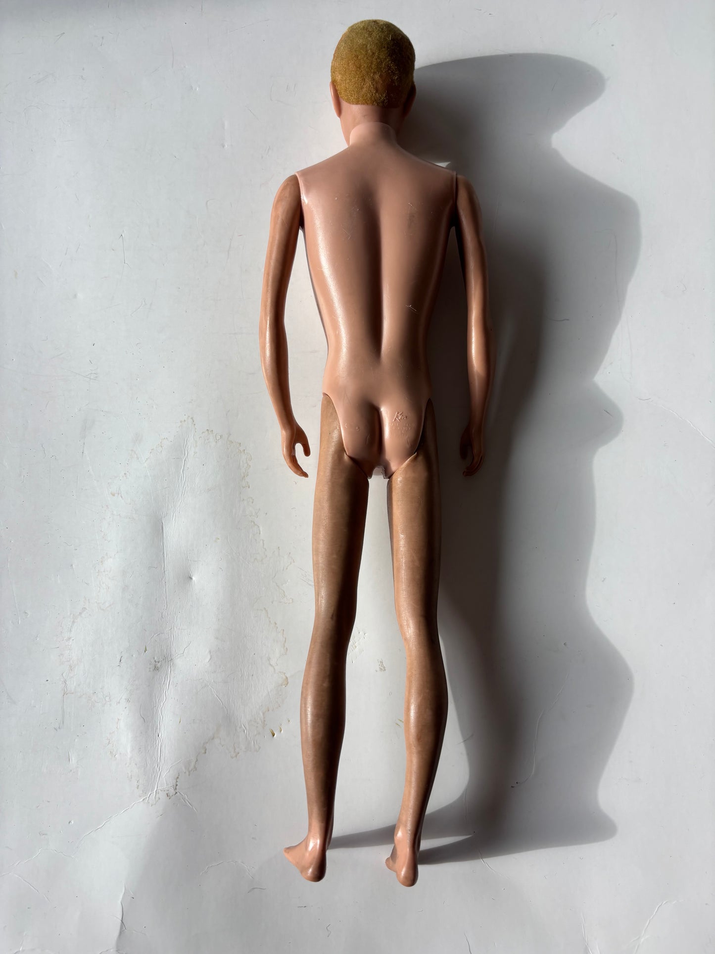 Mattel Vintage 1960s #4 Blonde Ponytail Barbie MCMLVIII and Vintage Ken Doll - MCMLX