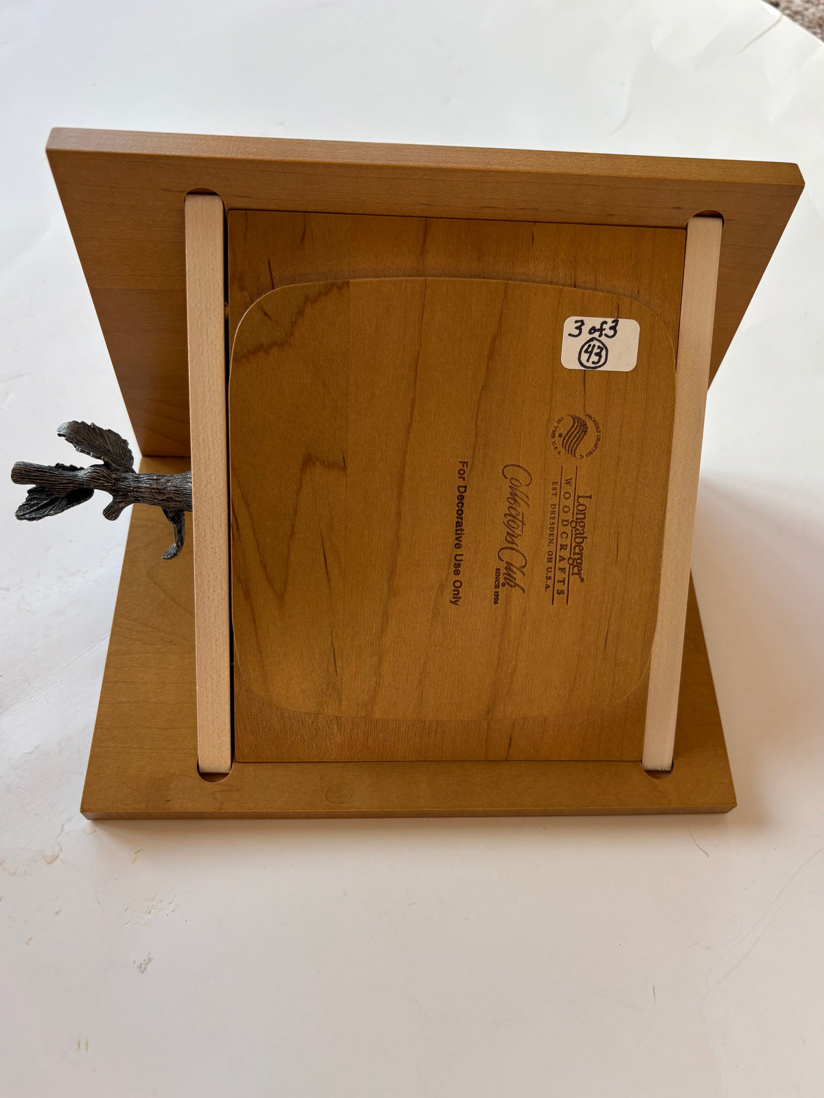 Longaberger 2009 Collectors Club Birdhouse Basket Set