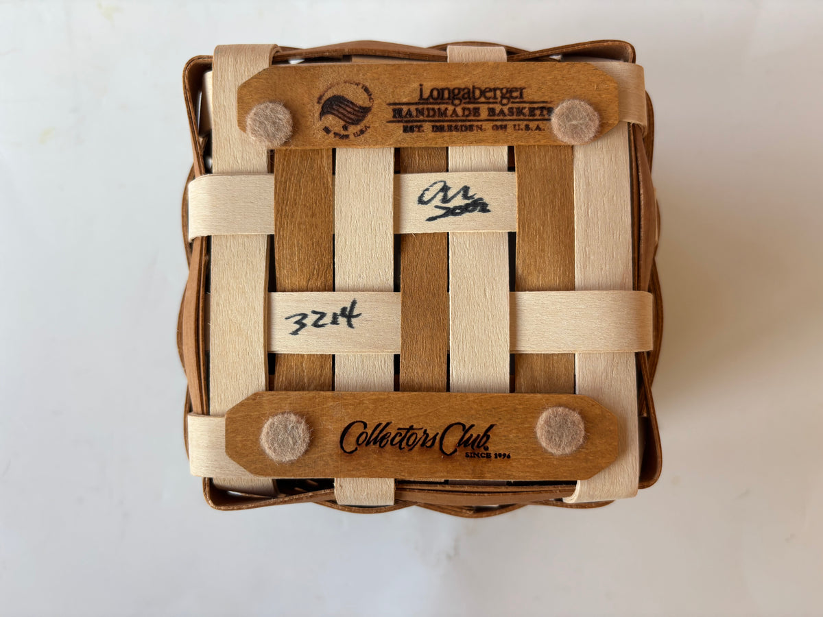 Longaberger 2009 Collectors Club Birdhouse Basket Set
