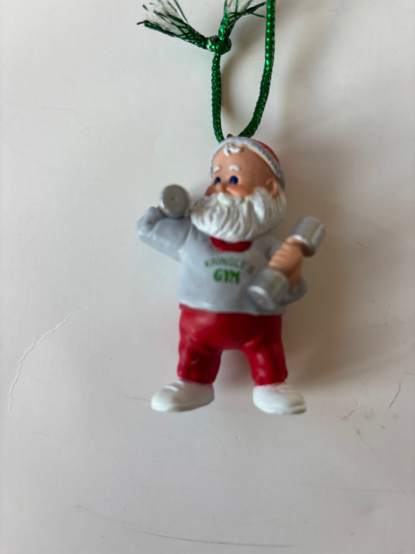 Vintage Hallmark 1989 Kringle's Gym Ornament